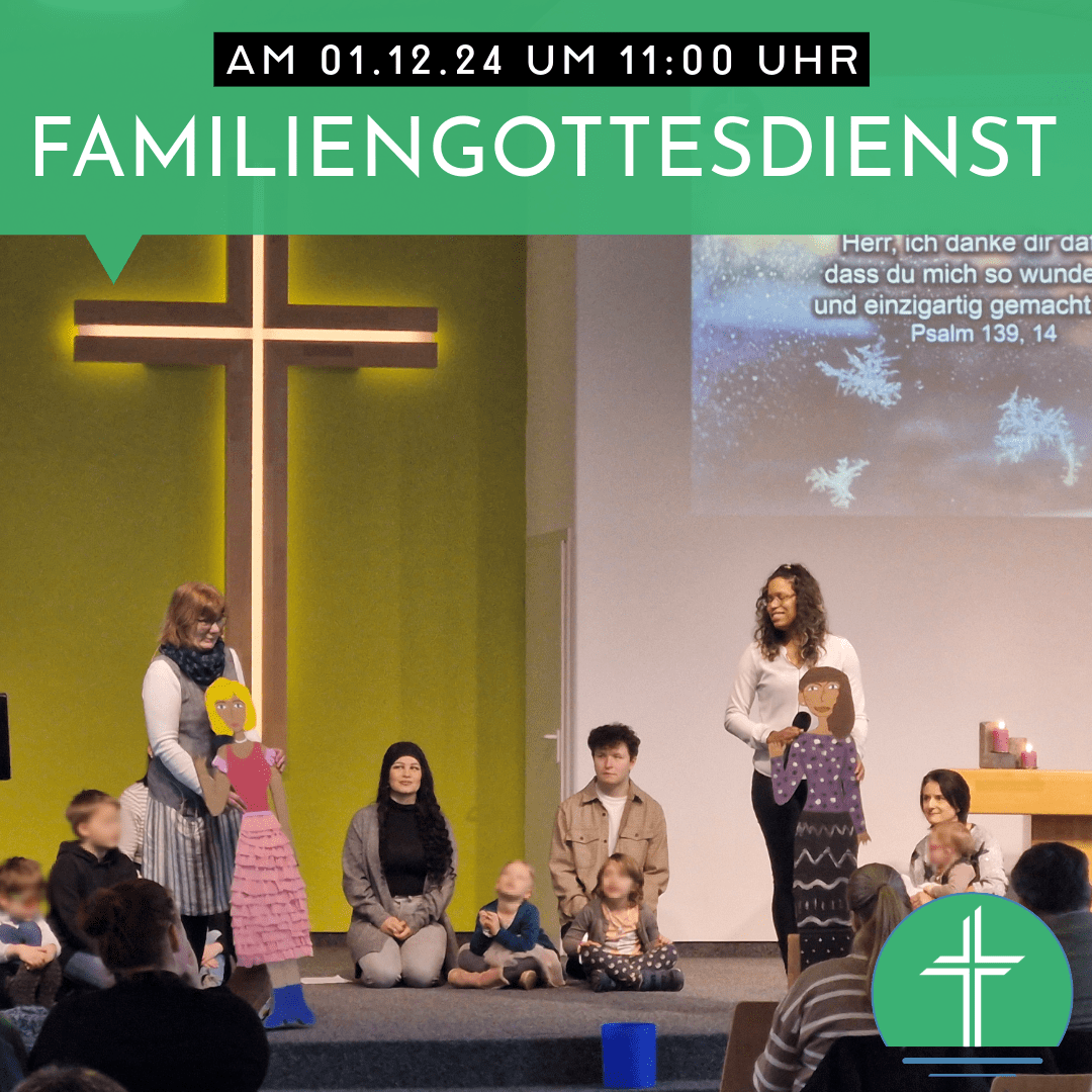 Familiengottesdienst am 01.12. um 11:00 Uhr mit der Kita Bleiche!